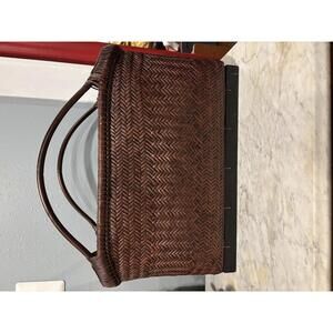 Large Vintage Philippine Koppit Basket | Handwoven Split Bamboo Knapbasket